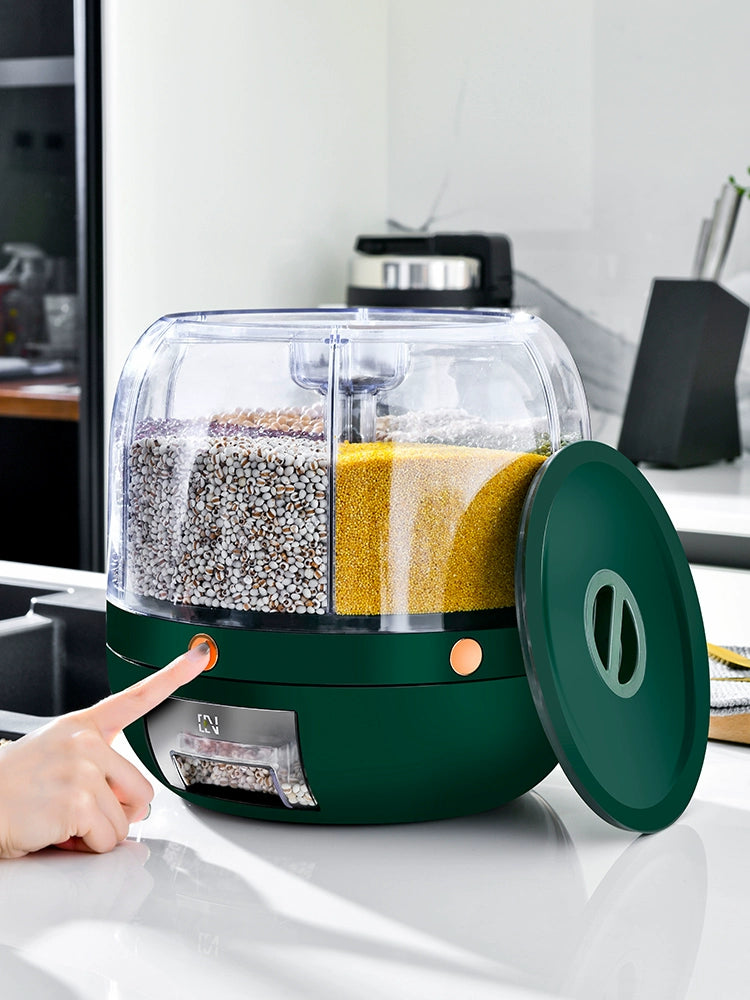 Rotatable Cereals Storage Box