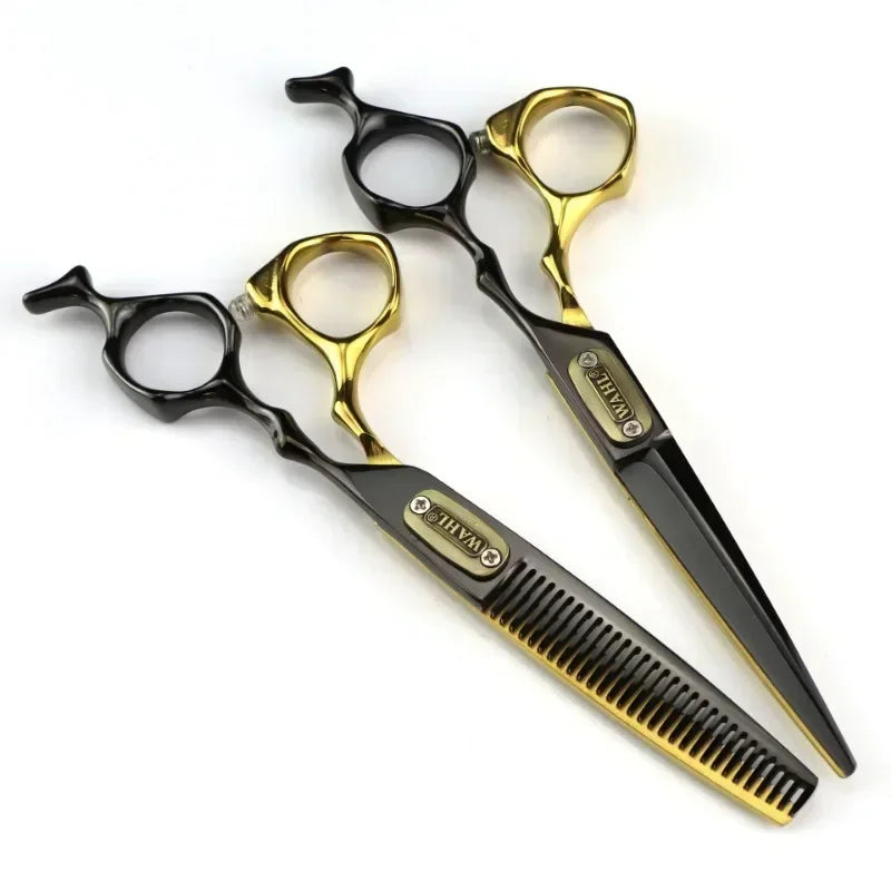 Professional Japan 440c Steel 6 Inch Bull Head Hair Cutting Scissors