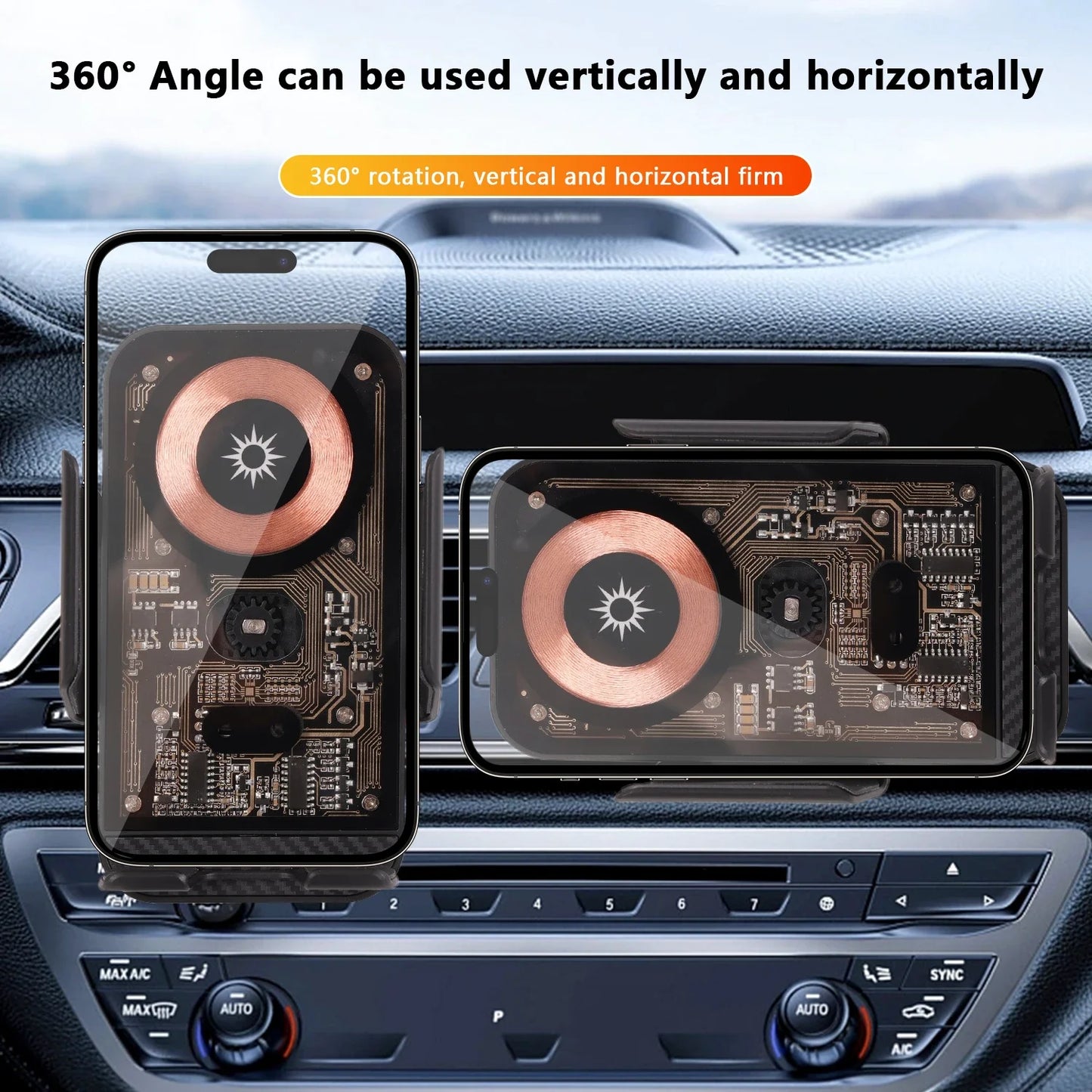 Wireless Car Charger Phone Holder