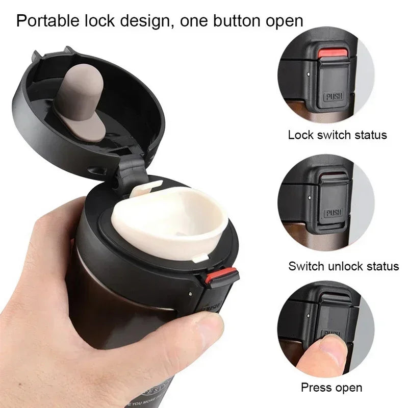 500ml Thermal Mug Double Wall 304 Stainless Steel Coffee Cup