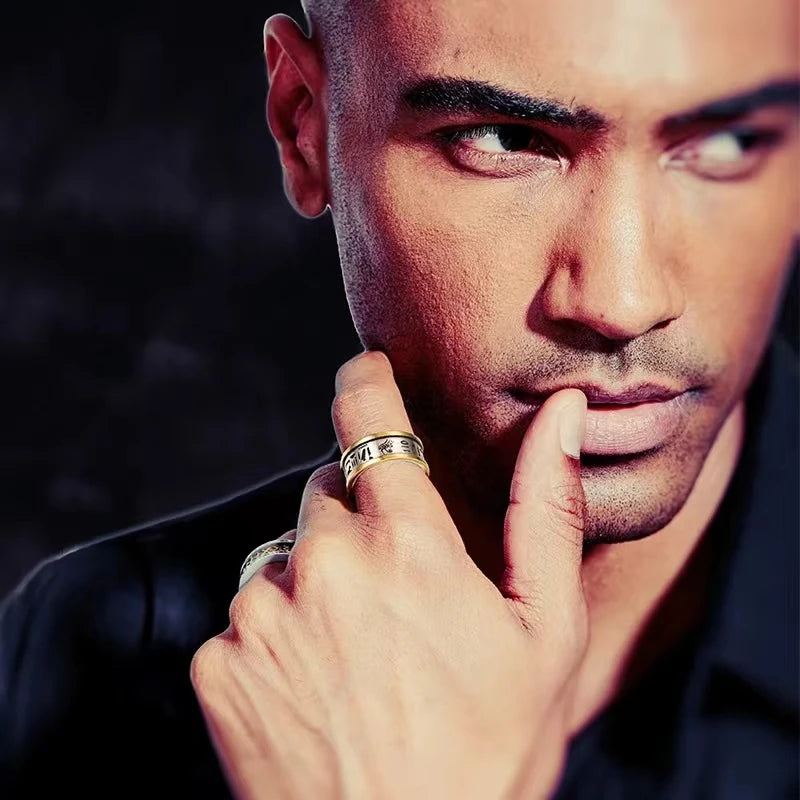 Egyptian Eye of Horus Open Ring Retro Pharaoh Ring