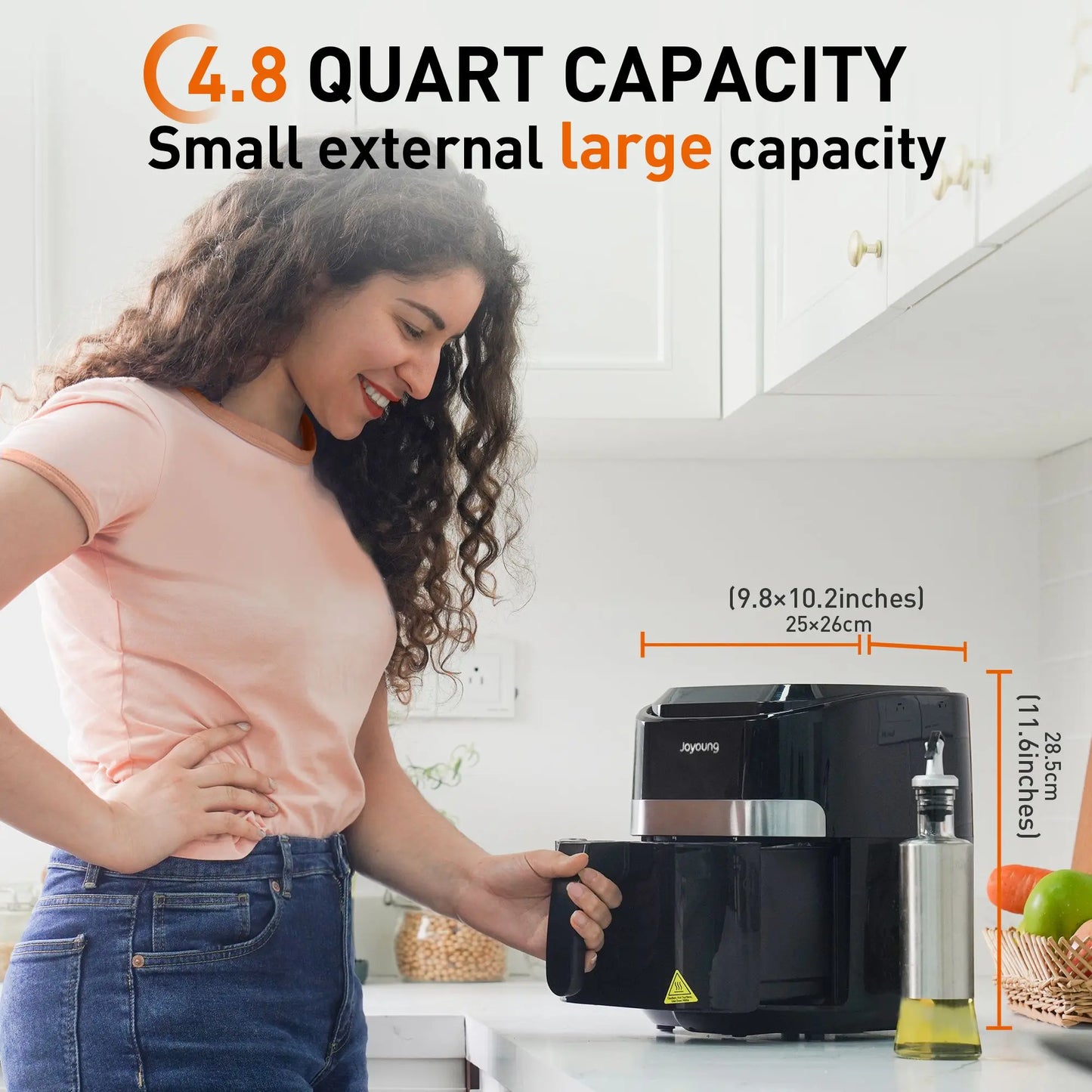 JOYOUNG Air Fryer with Digital LED Touch Screen