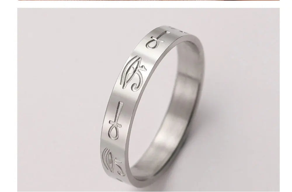 Ankh Cross Ring
