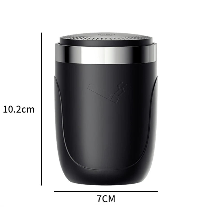 One Click Opening of Car Ashtray with Metal Lining