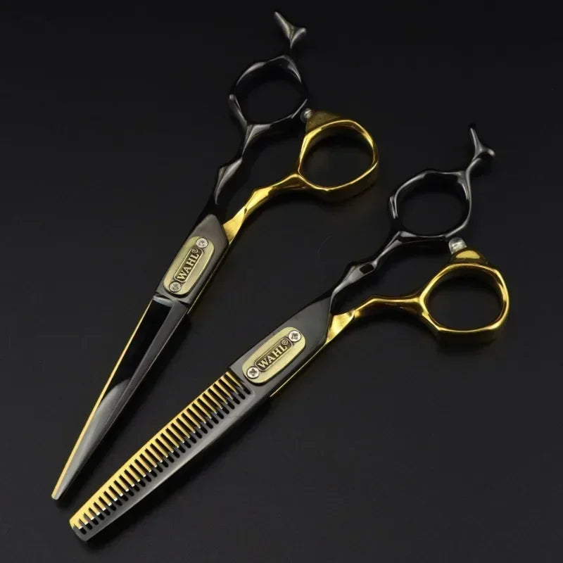 Professional Japan 440c Steel 6 Inch Bull Head Hair Cutting Scissors