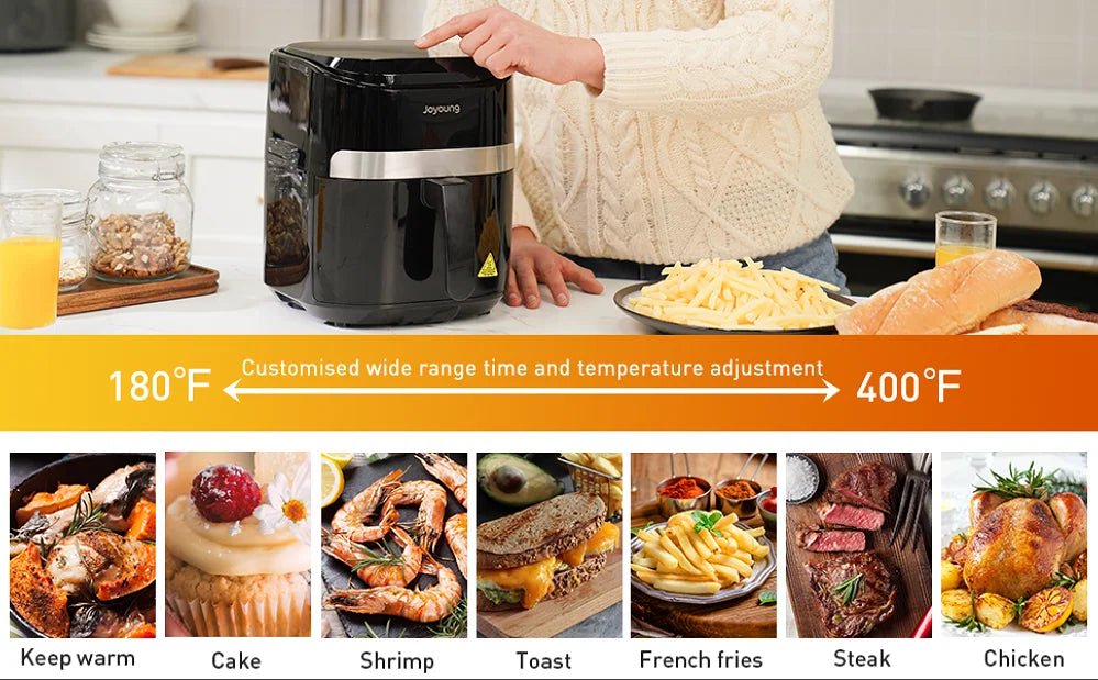 JOYOUNG Air Fryer with Digital LED Touch Screen