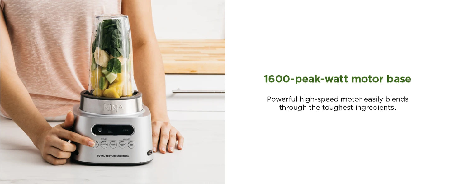 Ninja SS151 TWISTi Blender DUO, High-Speed 1600 WP Smoothie Maker