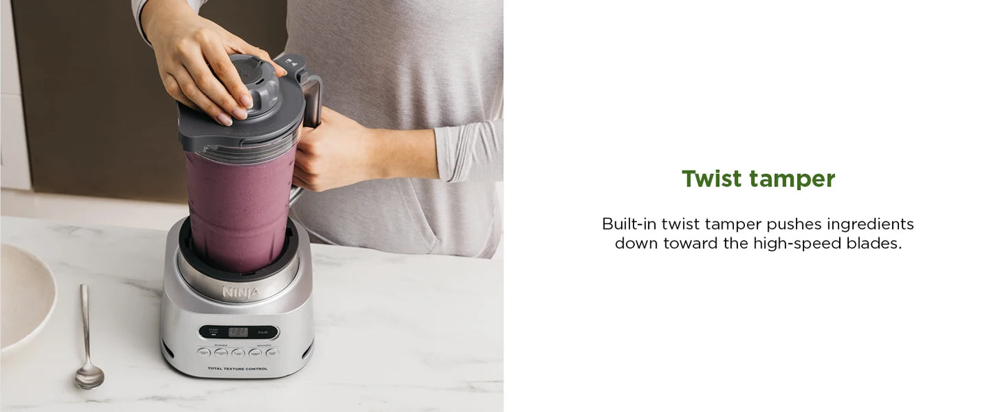 Ninja SS151 TWISTi Blender DUO, High-Speed 1600 WP Smoothie Maker
