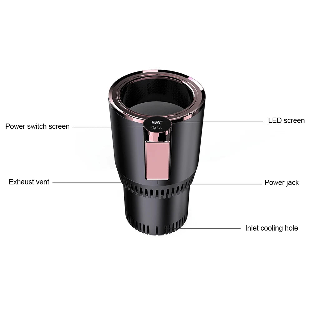 Warmer Cooler Smart Cooling & Heating Car Cup 2-In-1