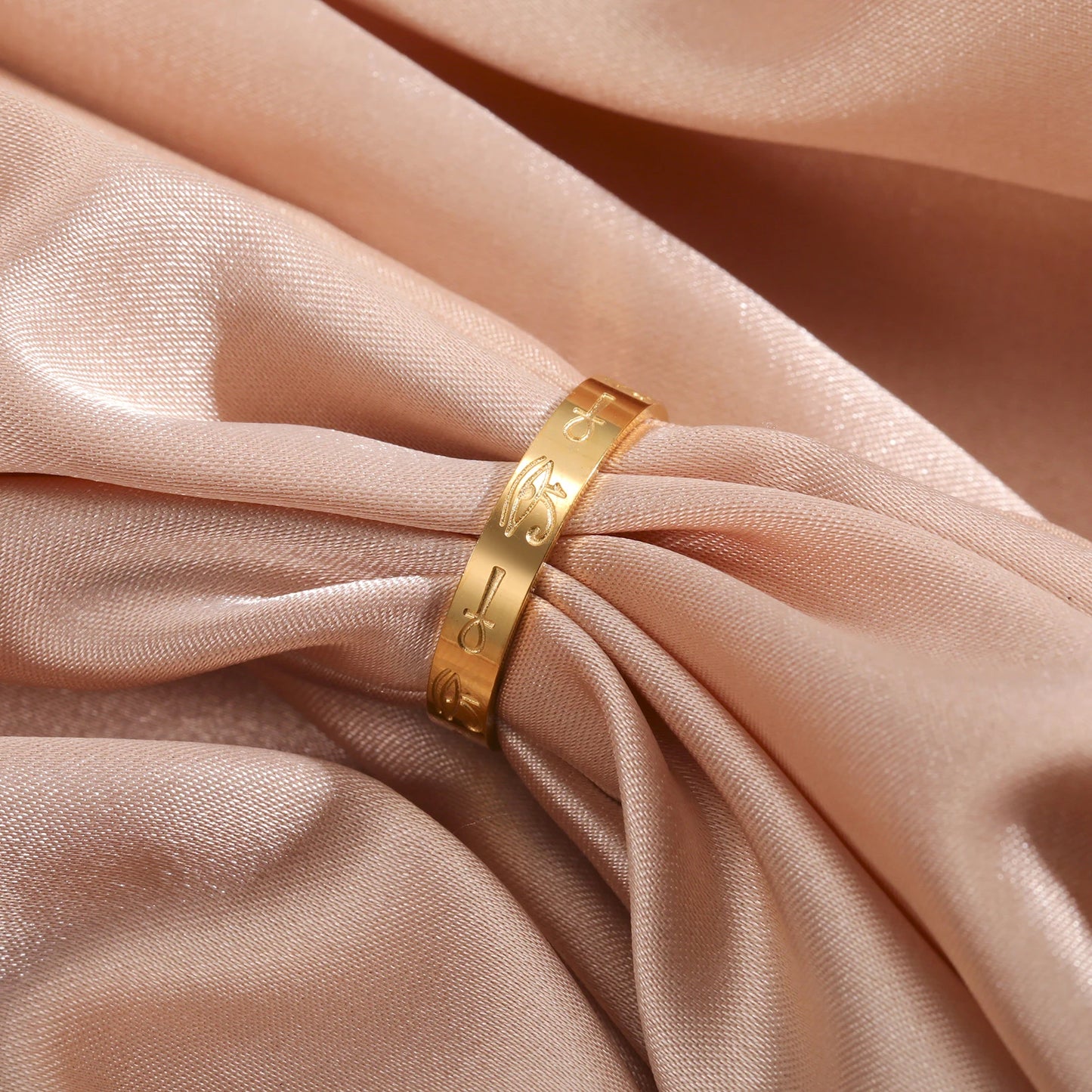Ankh Cross Ring
