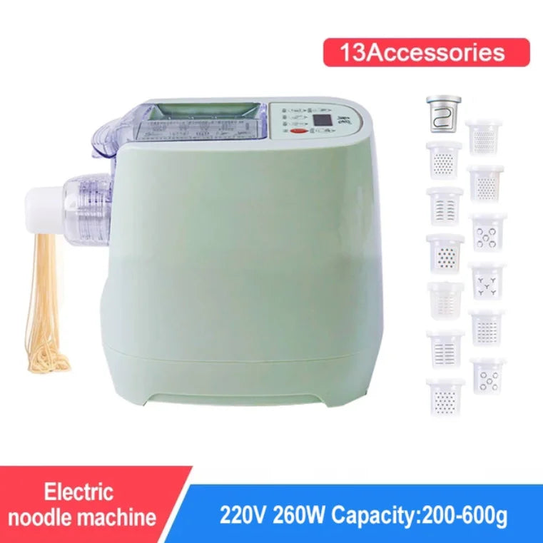 Electric Pasta Maker Noodles Dumpling Pasta Press Dough Mixer Automatic Spaghetti Macaroni Making Vegetable Noodle Machine