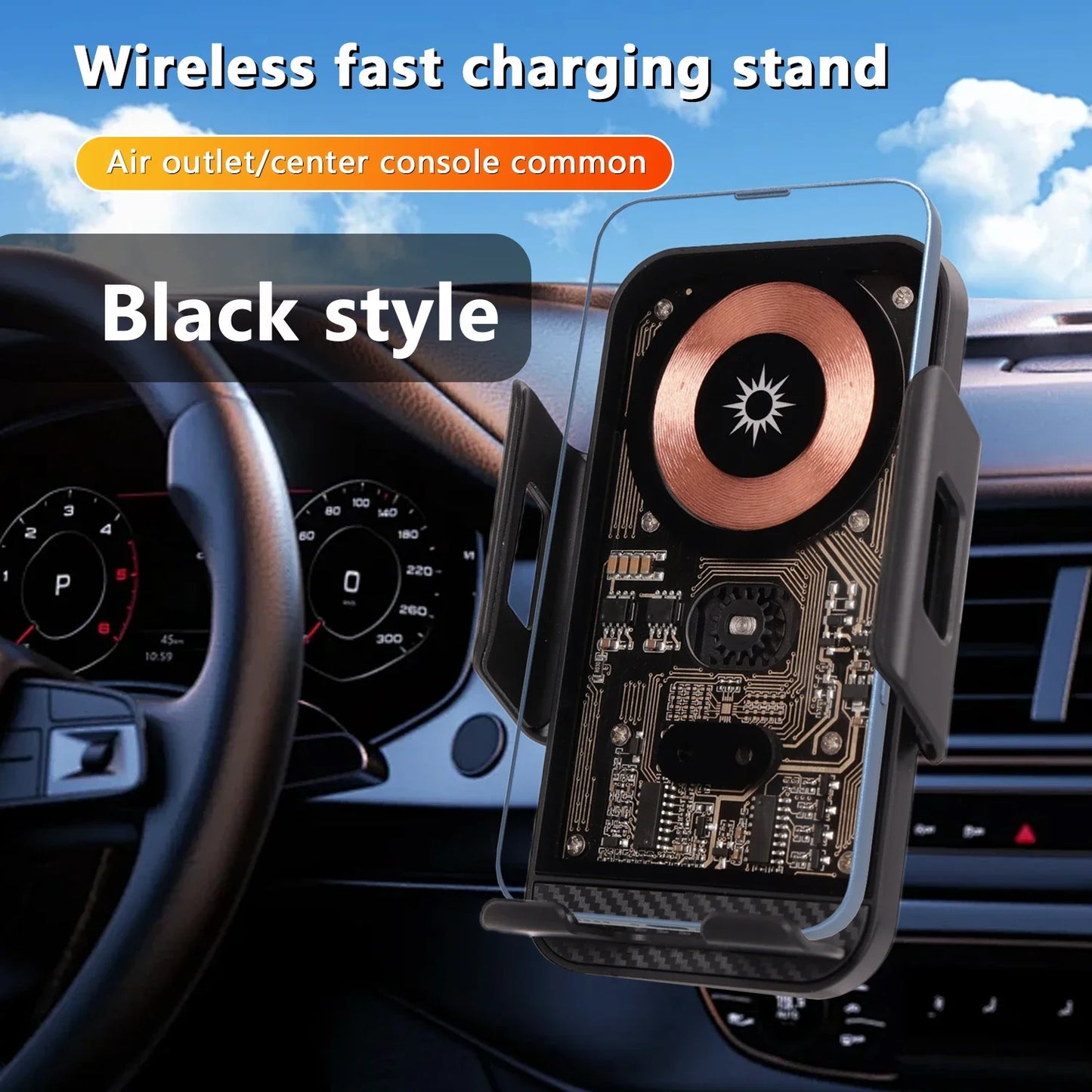 Wireless Car Charger Phone Holder