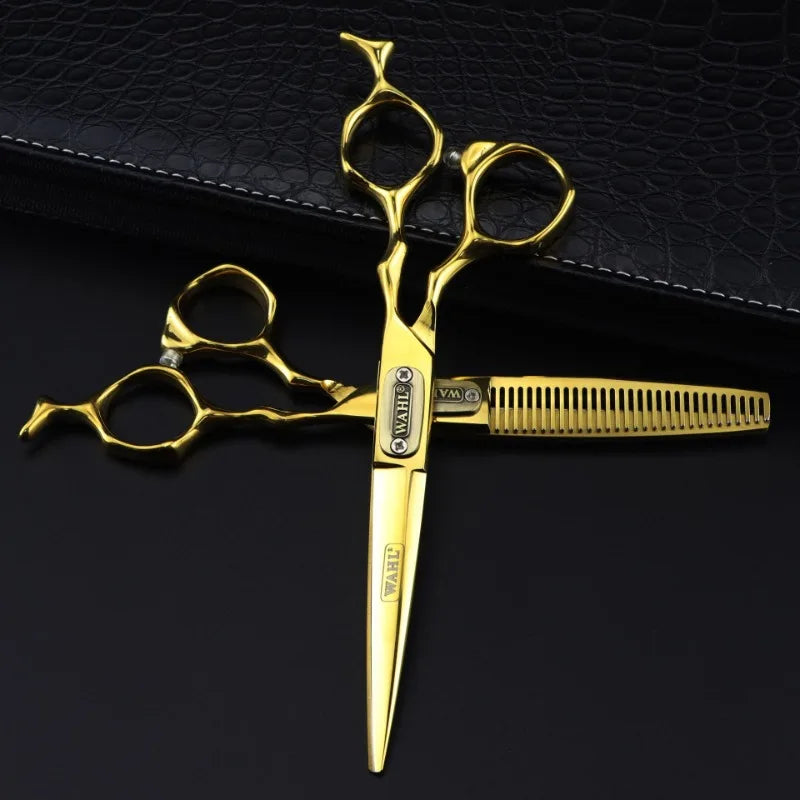Professional Japan 440c Steel 6 Inch Bull Head Hair Cutting Scissors