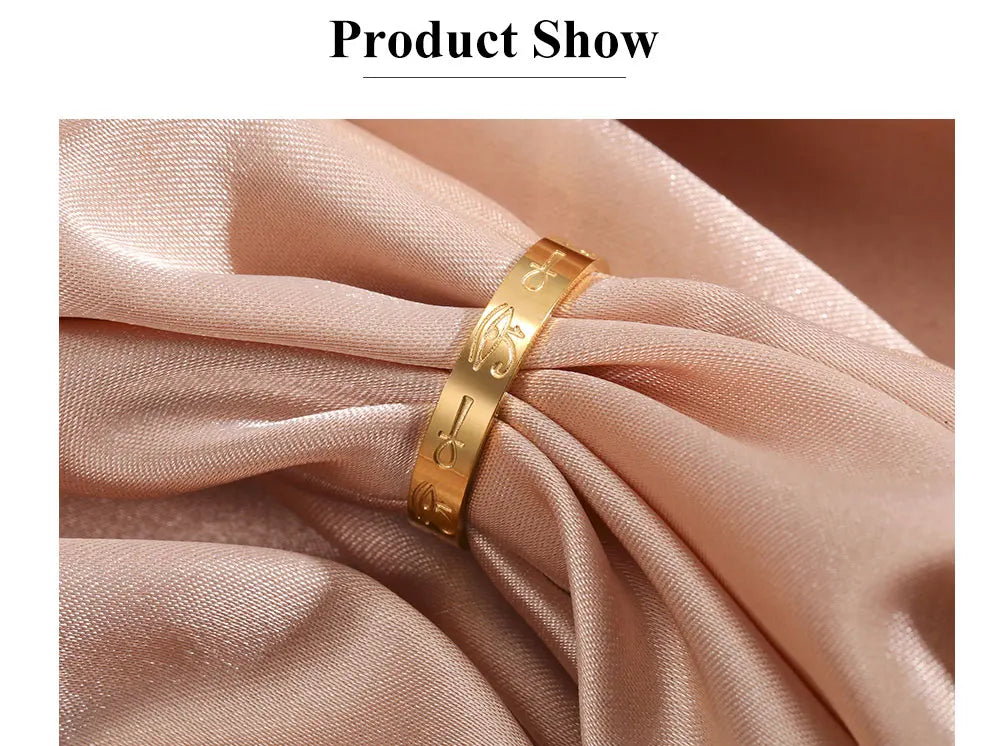 Ankh Cross Ring