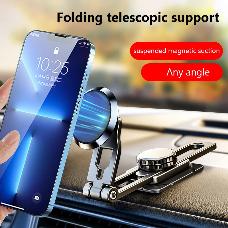 Car Phone Holder Magnetic Bracket 360 Degree Rotary