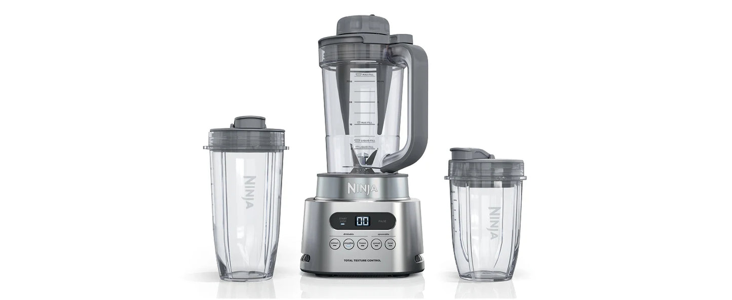 Ninja SS151 TWISTi Blender DUO, High-Speed 1600 WP Smoothie Maker
