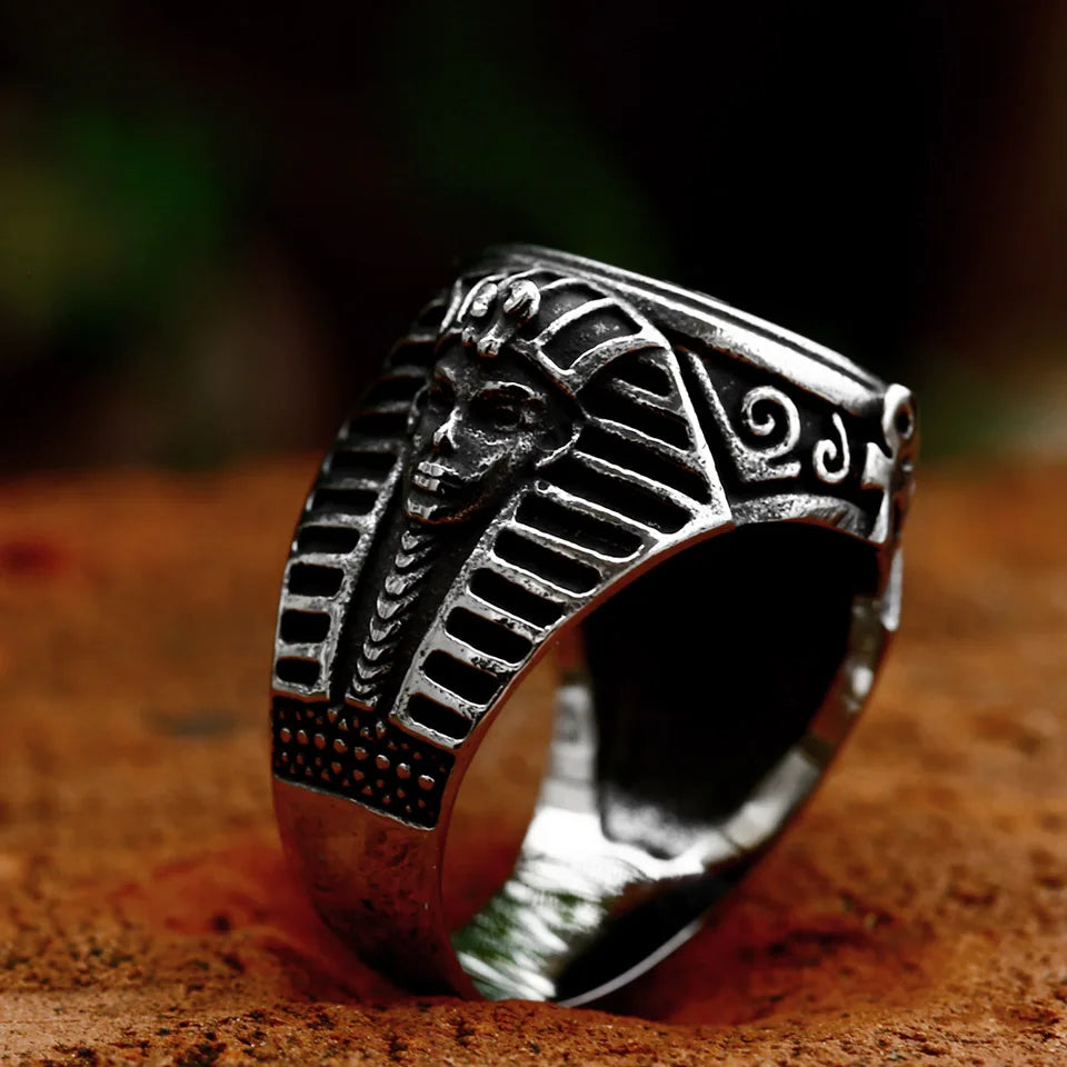 316L Stainless Steel Eye of Horus Ring